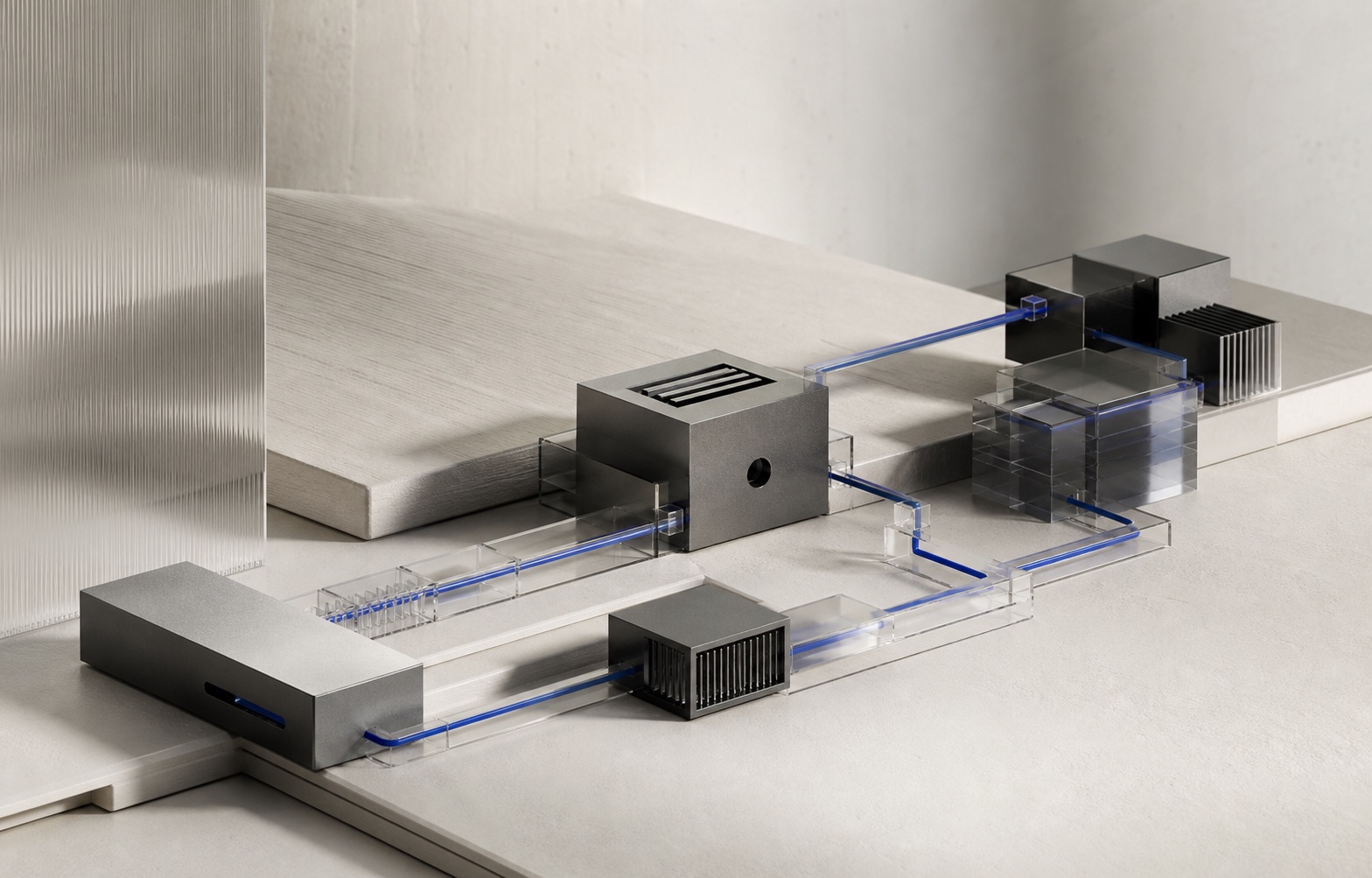 Concept artwork representing connected operational systems